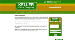 Desktop Screenshot of kellerfence.com